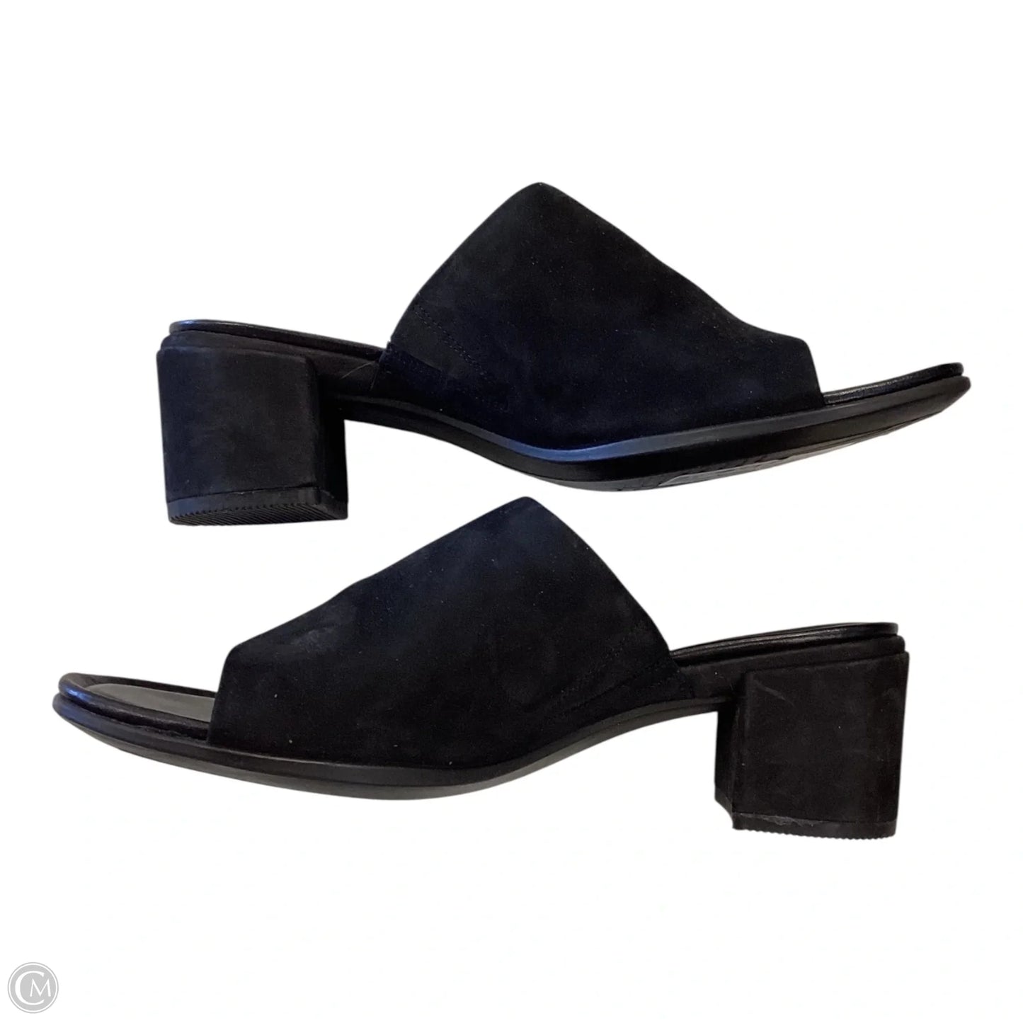 Shoes Heels Block By Ecco In Black, Size: 8.5