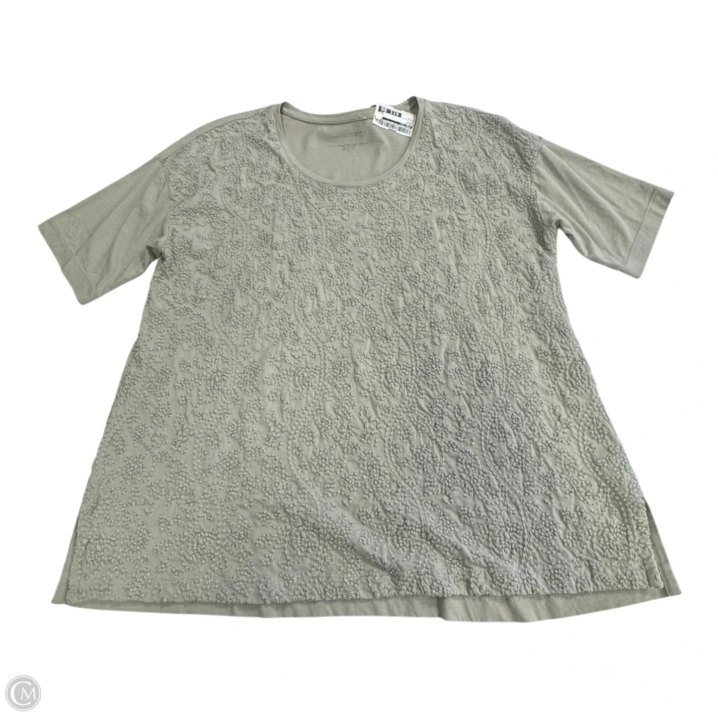 Top Short Sleeve By Pure Jill In Brown, Size: M