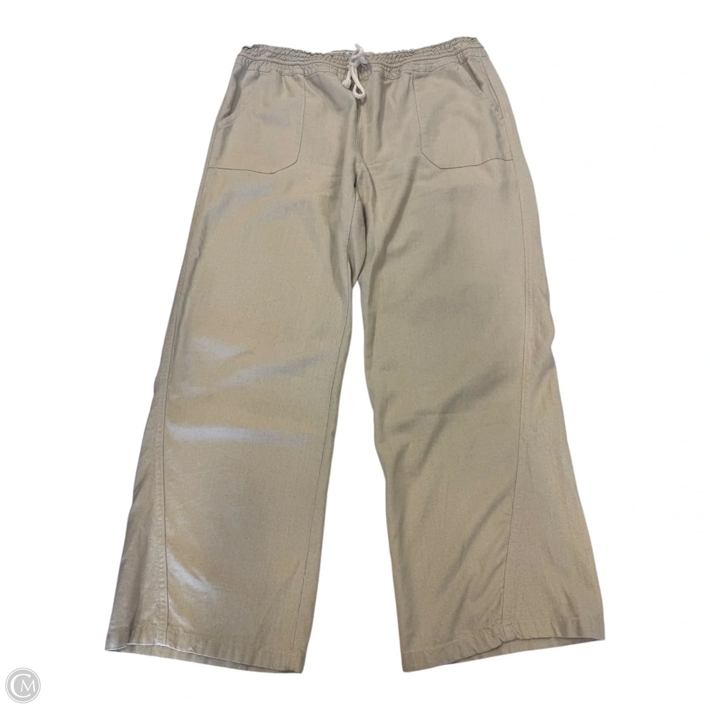 Pants Linen By Clothes Mentor In Brown, Size: Xl