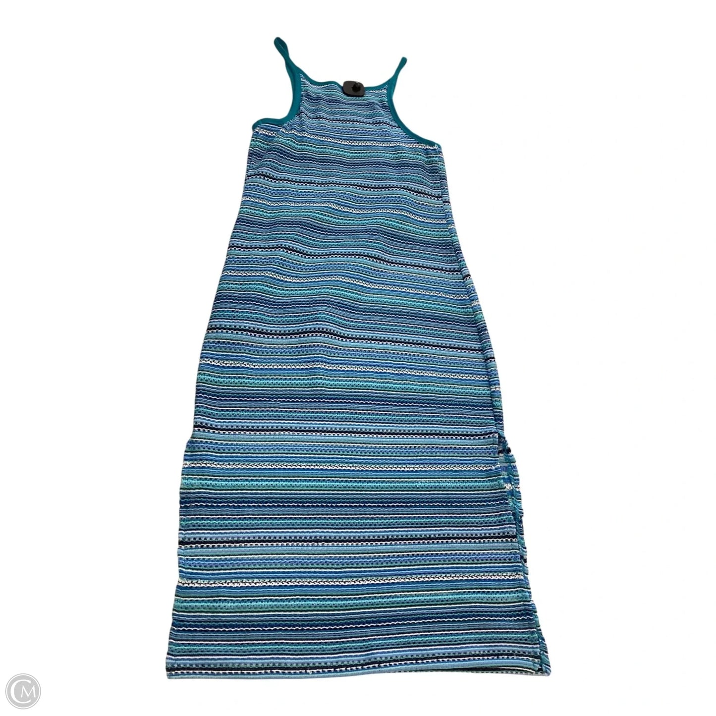 Dress Casual Maxi By No Boundaries In Blue & White, Size: L