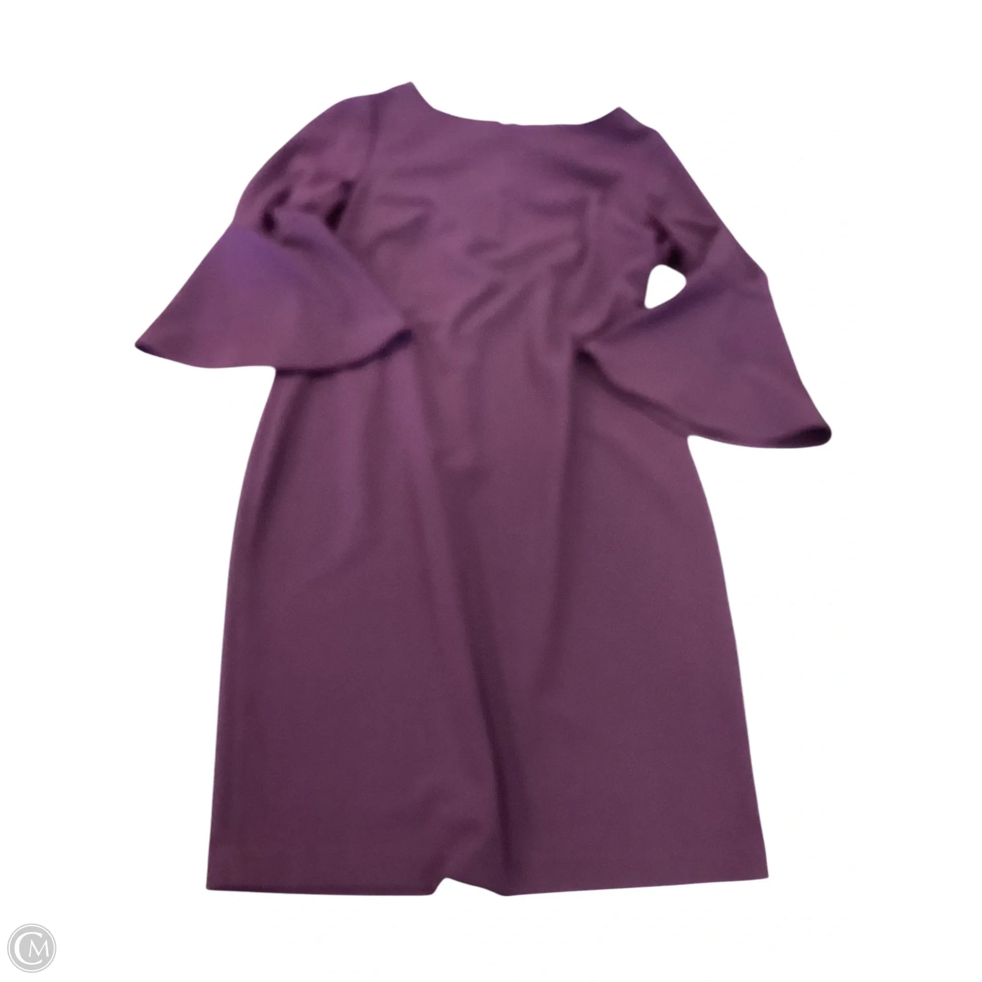 Dress Casual Short By Calvin Klein In Maroon, Size: 14