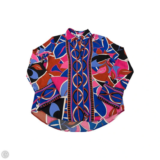 Top Long Sleeve By Maison Damelie In Multi-colored, Size: S