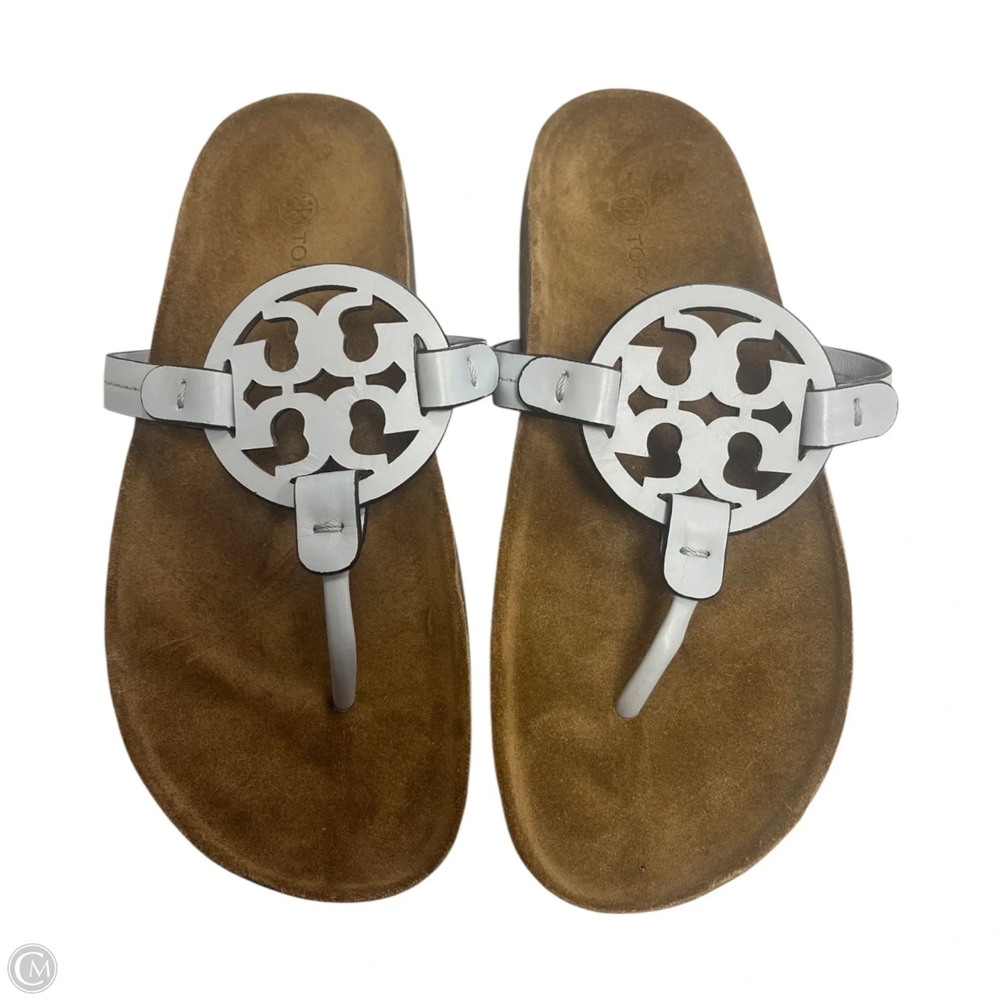 Sandals Designer By Tory Burch In Blue, Size: 7