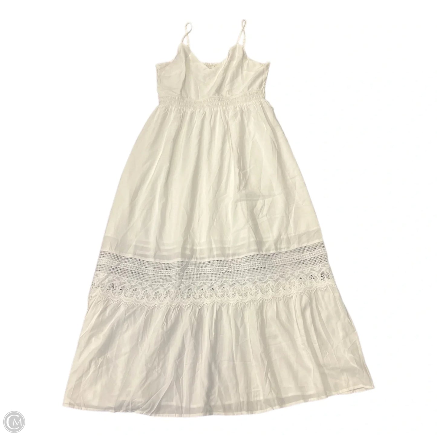 Dress Casual Maxi By Cupshe In White, Size: L