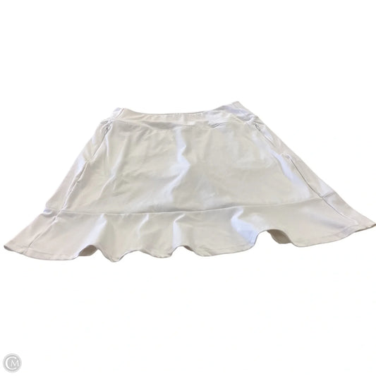 Skort By Clothes Mentor In White, Size: M