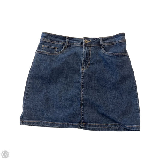 Skort By St Johns Bay In Blue Denim, Size: 8