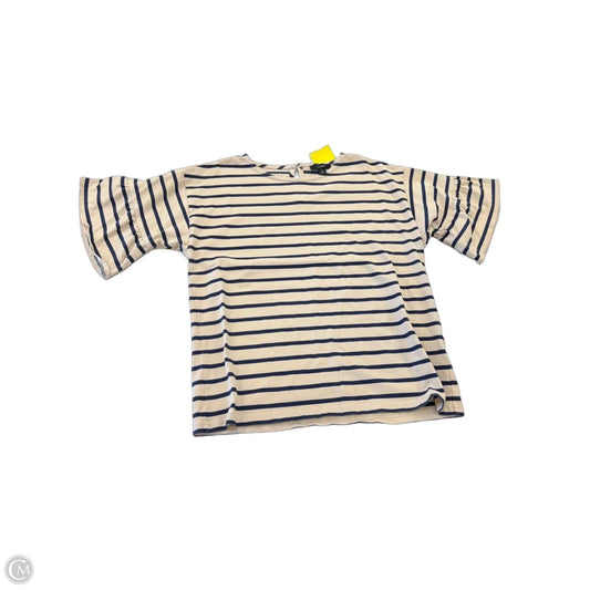 Top Short Sleeve By J. Crew In Striped Pattern, Size: S