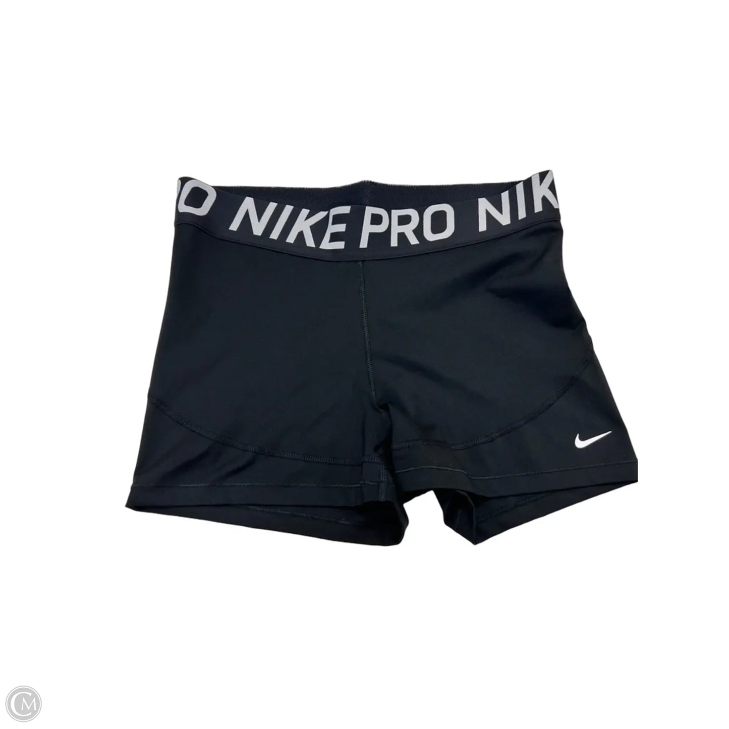 Athletic Shorts By Nike Apparel In Black & White, Size: Xl