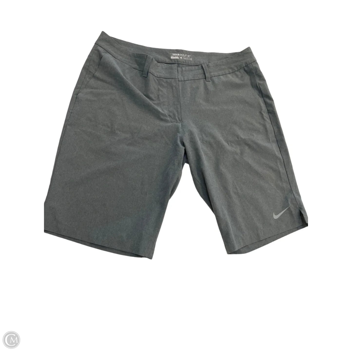 Athletic Shorts By Nike Apparel In Grey, Size: 12