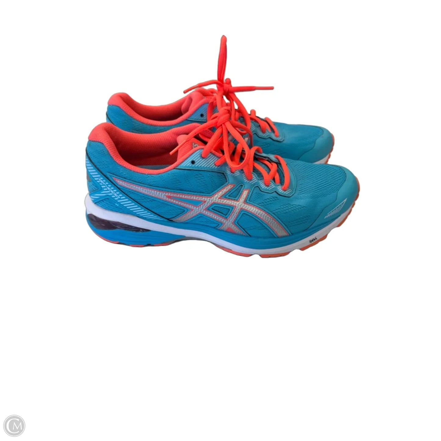 Shoes Athletic By Asics In Blue & Orange, Size: 9.5