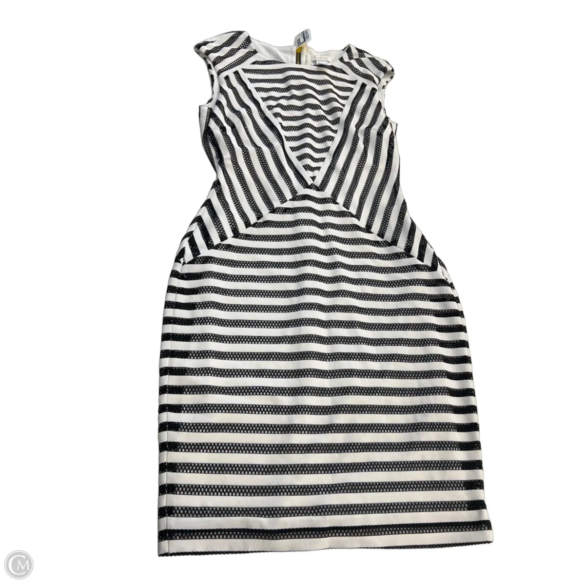 Dress Casual Short By Cache In Black & White, Size: 2