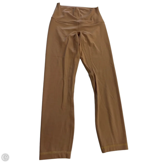 Athletic Leggings Capris By Lululemon In Yellow, Size: 4