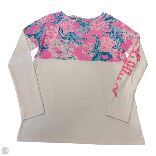 Top Long Sleeve Designer By Lilly Pulitzer In Multi-colored, Size: Xs