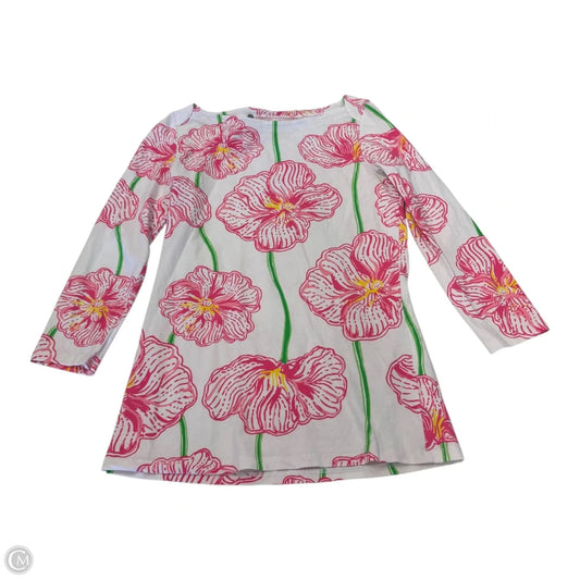 Top 3/4 Sleeve Designer By Lilly Pulitzer In Multi-colored, Size: Xs