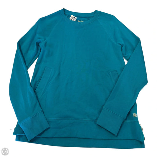 Top Long Sleeve Designer By Lilly Pulitzer In Blue, Size: Xs