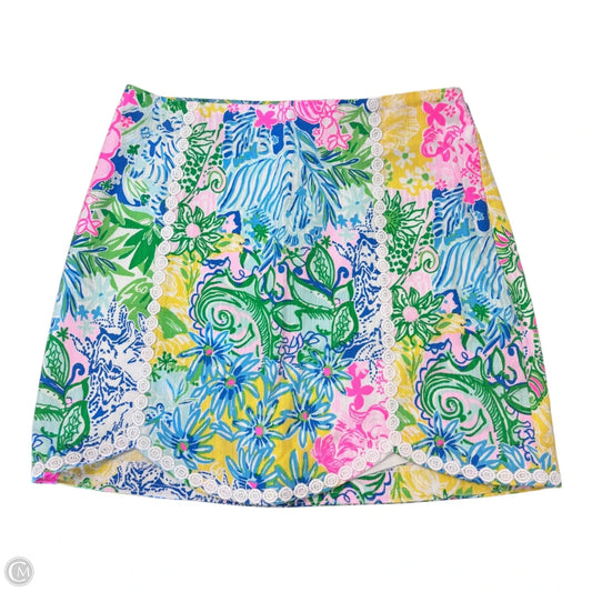 Skort Designer By Lilly Pulitzer In Multi-colored, Size: 0
