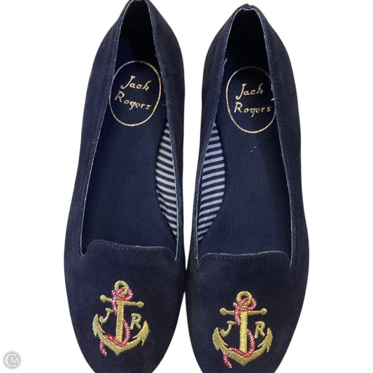 Shoes Flats By Jack Rogers In Navy, Size: 6