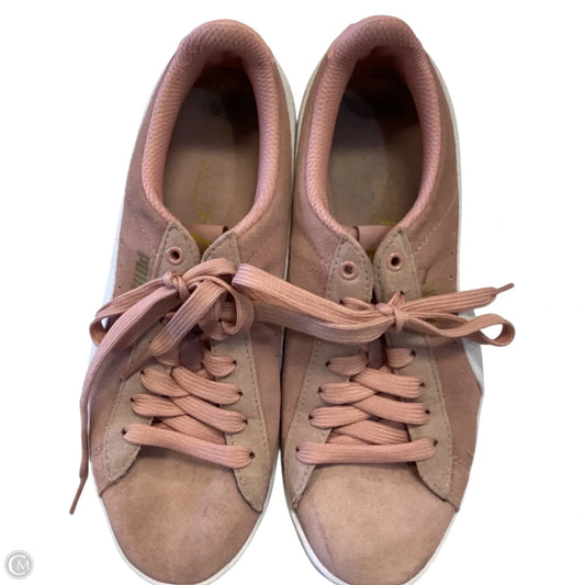 Shoes Sneakers By Puma In Pink, Size: 6.5