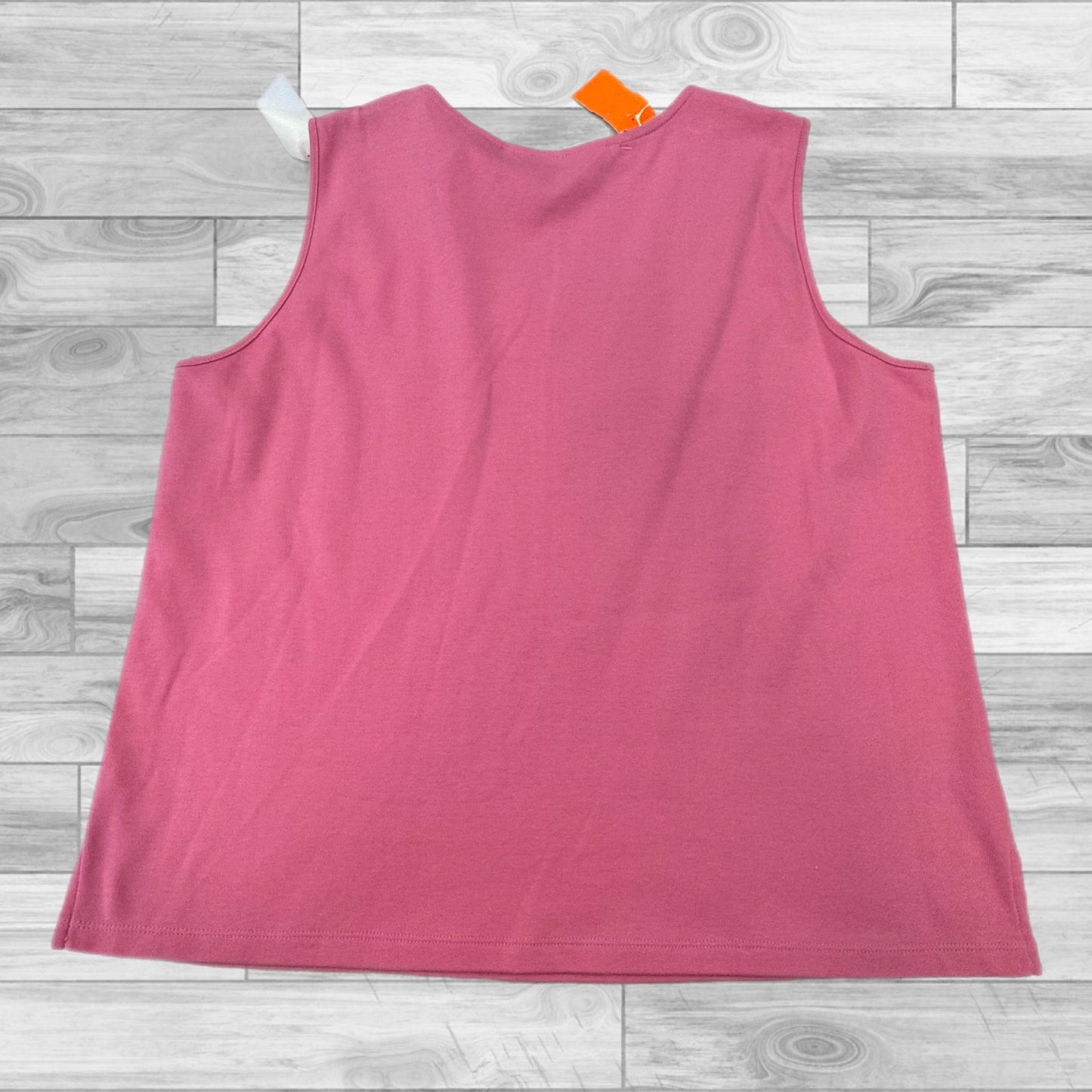 Pink Top Sleeveless Clothes Mentor, Size Petite Large