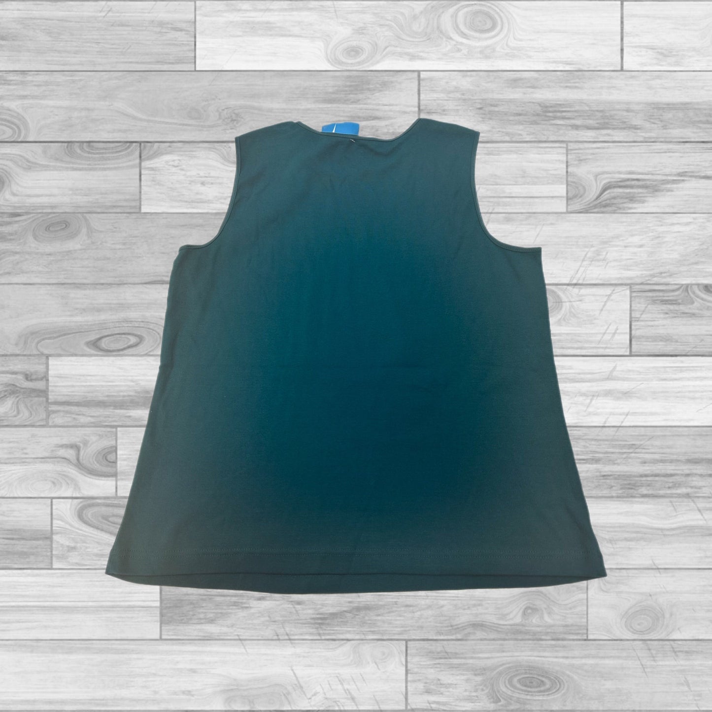 Blue Top Sleeveless Basic Christopher And Banks, Size L