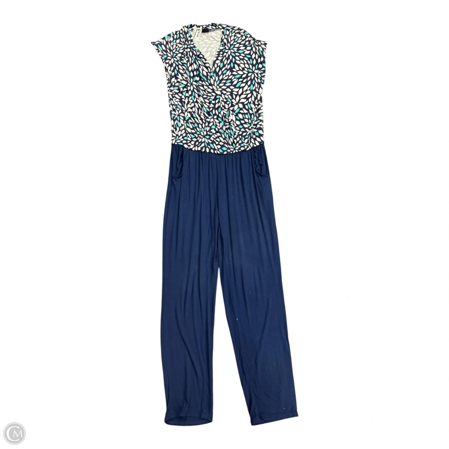 Jumpsuit By Cmc In Blue White, Size: M