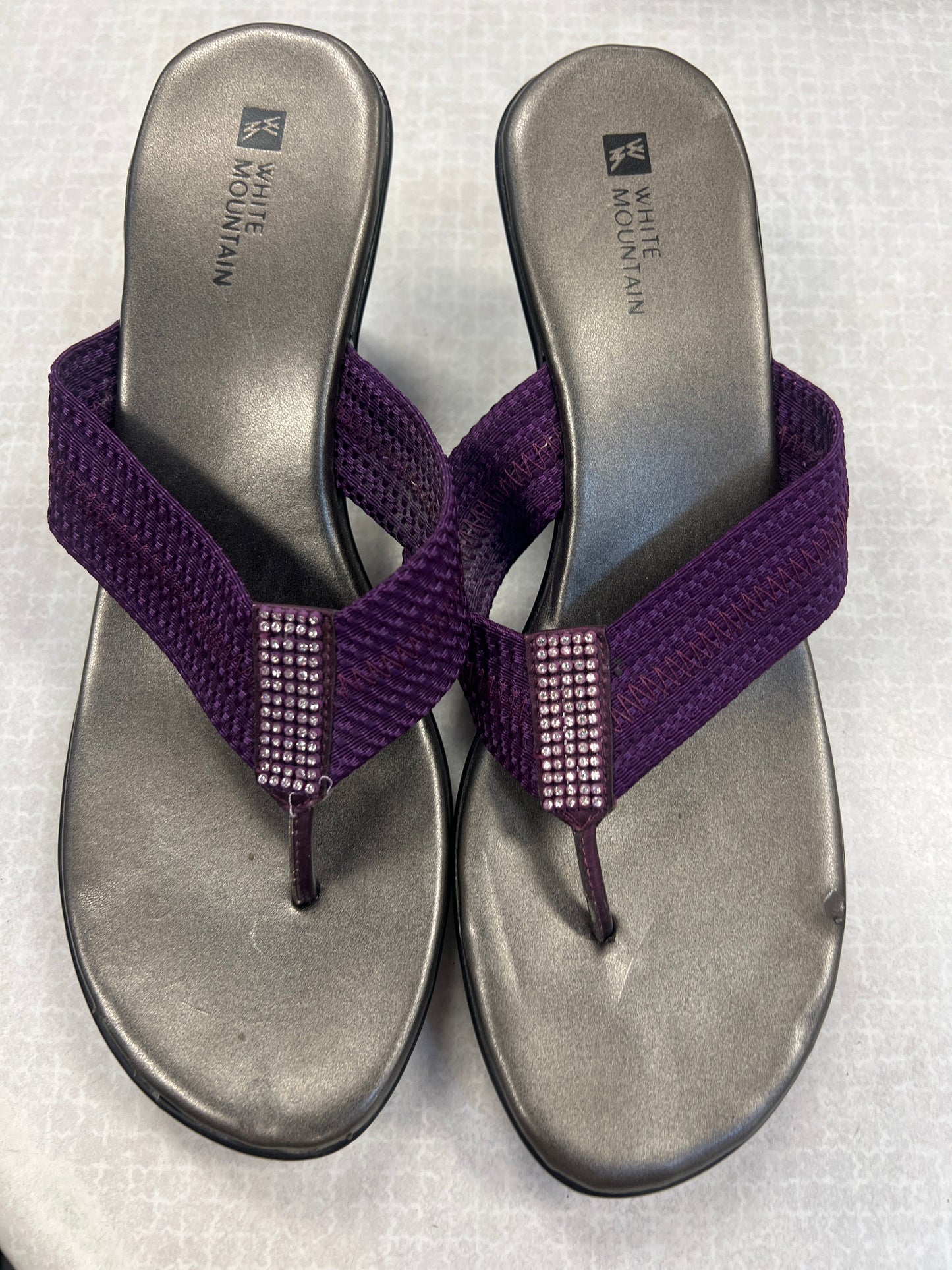 Sandals Heels Wedge By White Mountain  Size: 9.5