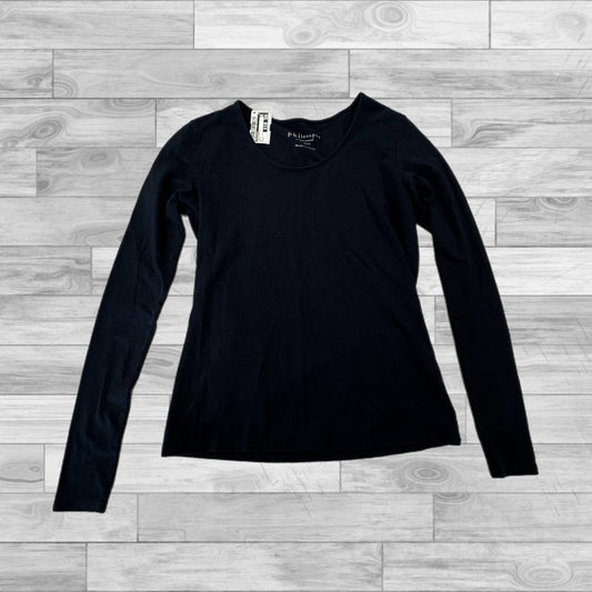 Black Top Long Sleeve Basic Philosophy, Size S