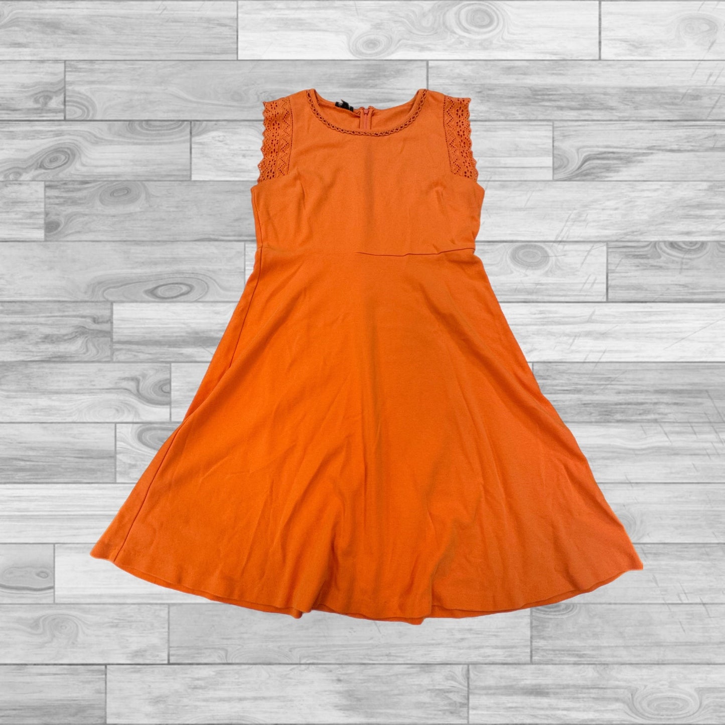 Orange Dress Casual Short Talbots, Size M