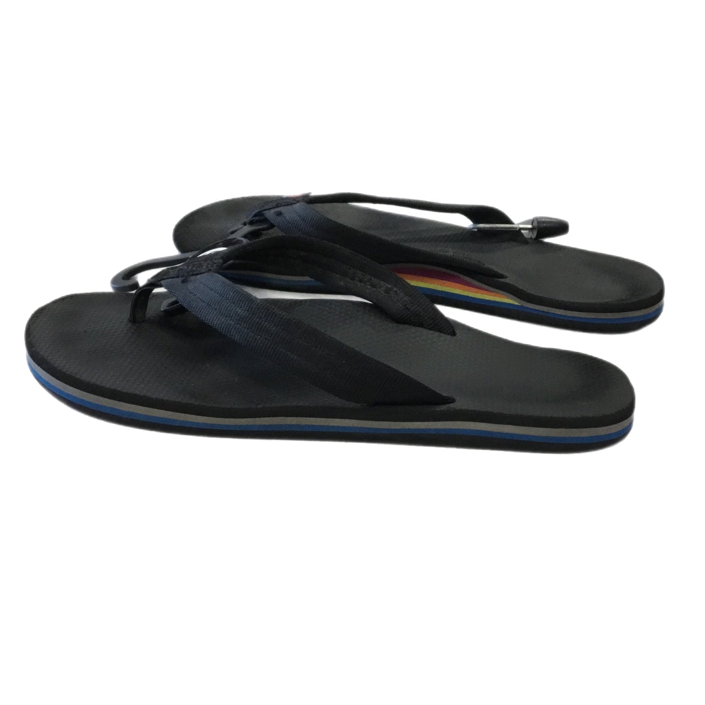 Sandals Flip Flops By Clothes Mentor In Black, Size: 10