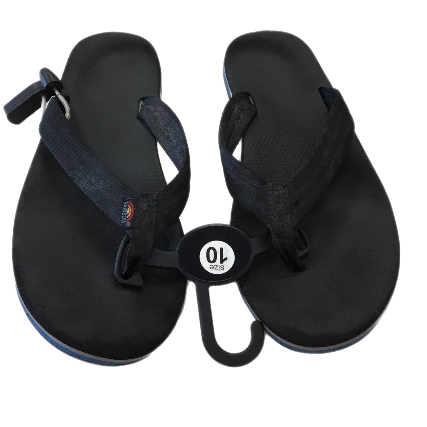 Sandals Flip Flops By Clothes Mentor In Black, Size: 10