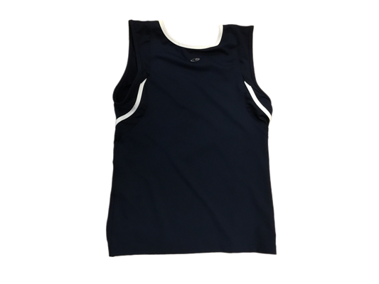 Athletic Tank Top By Champion In Blue & White, Size: S