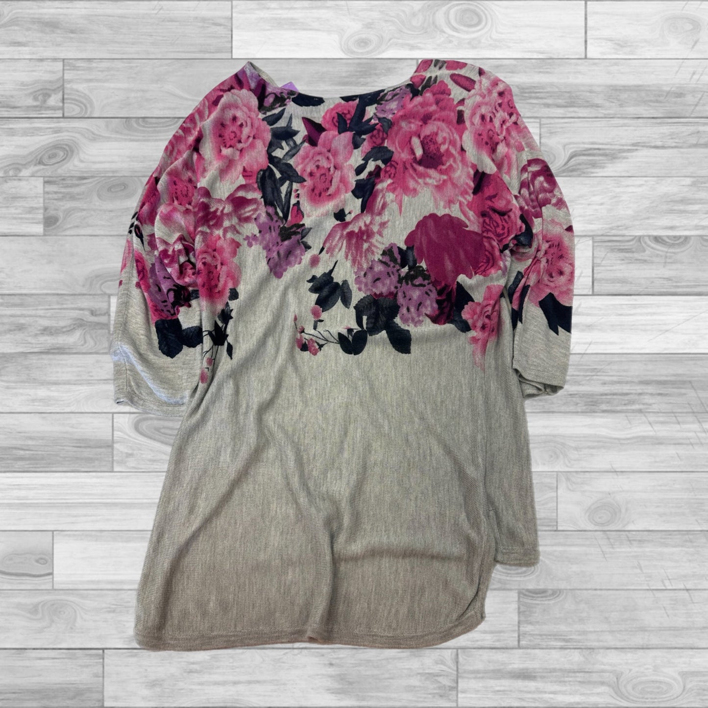 Top Long Sleeve By Inc In Floral Print, Size: M