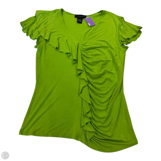 Top Short Sleeve By Cable And Gauge In Green, Size: L