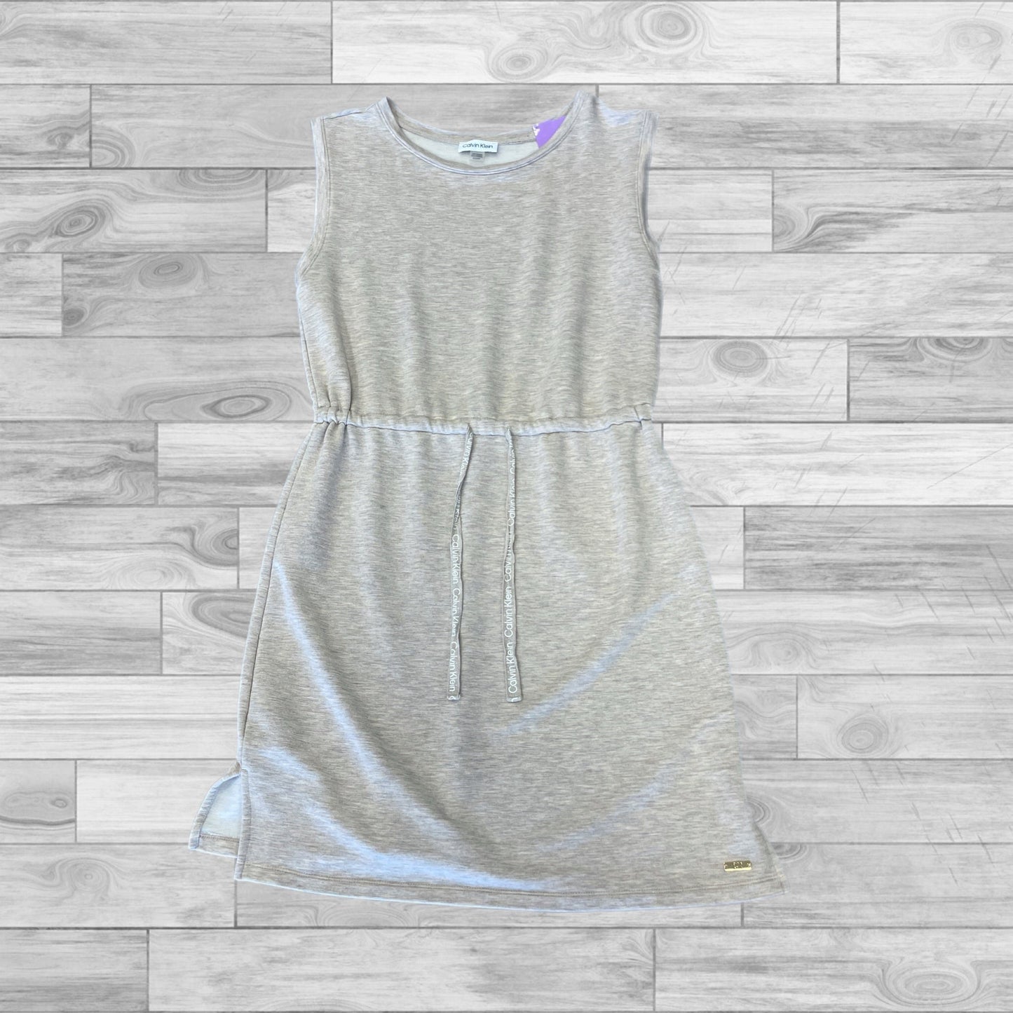 Beige Dress Casual Short Calvin Klein, Size S