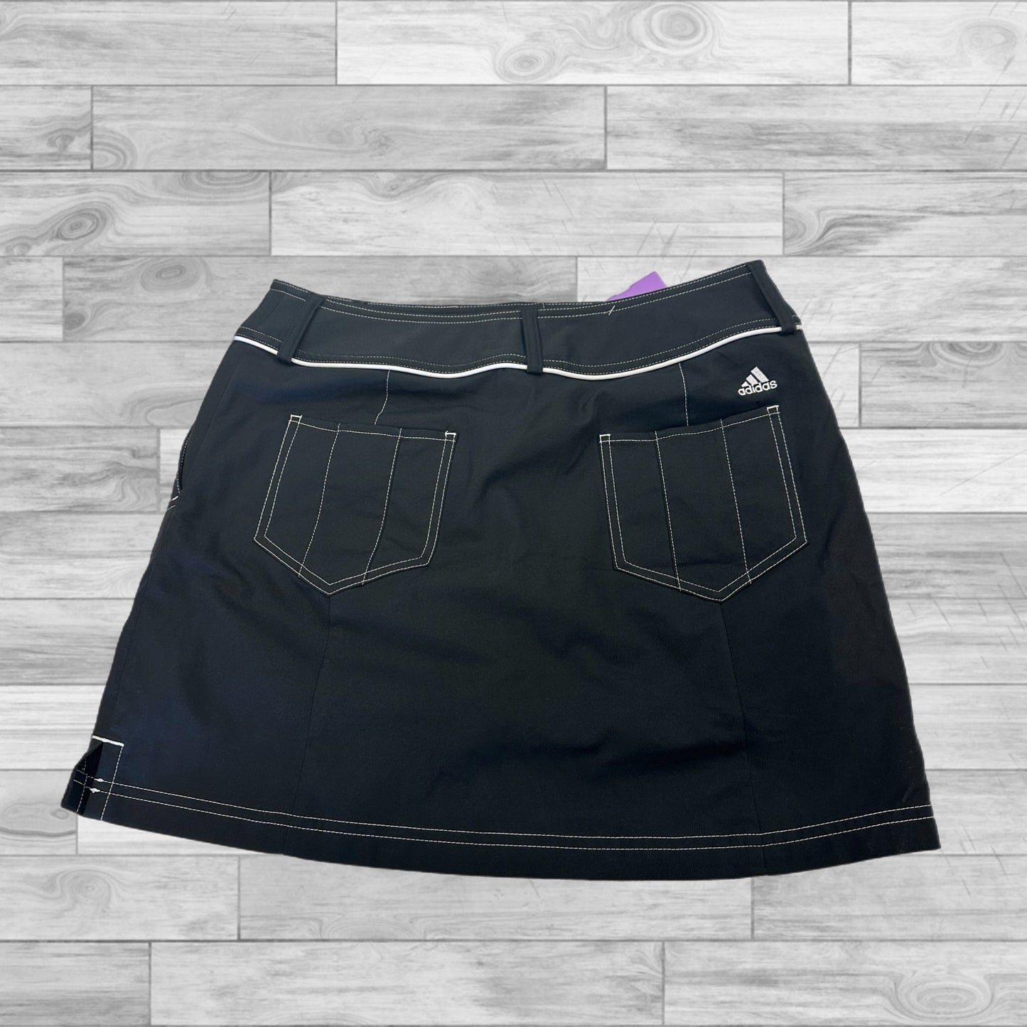 Athletic Skort By Adidas In Black, Size: 6