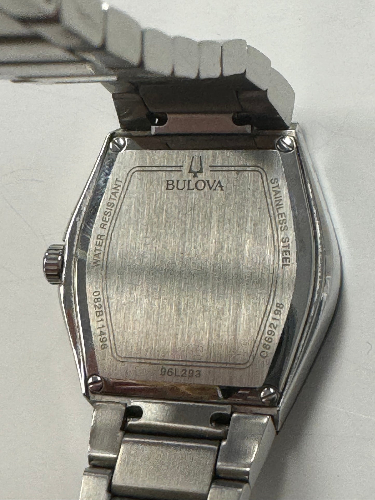 Blue & Silver Watch Bulova