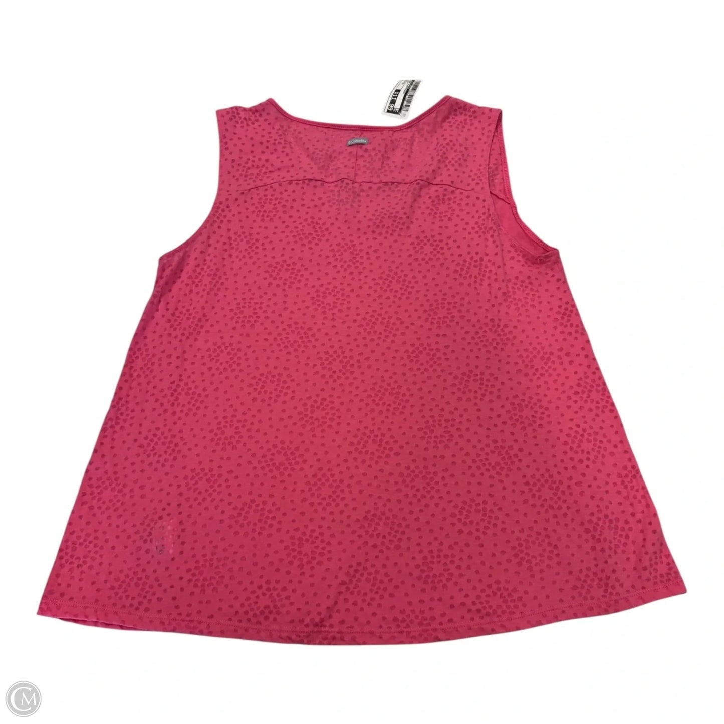 Top Sleeveless By Columbia In Pink, Size: M