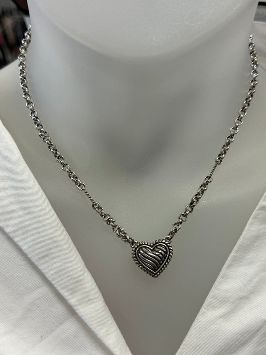 Silver Necklace Choker & Collar Brighton