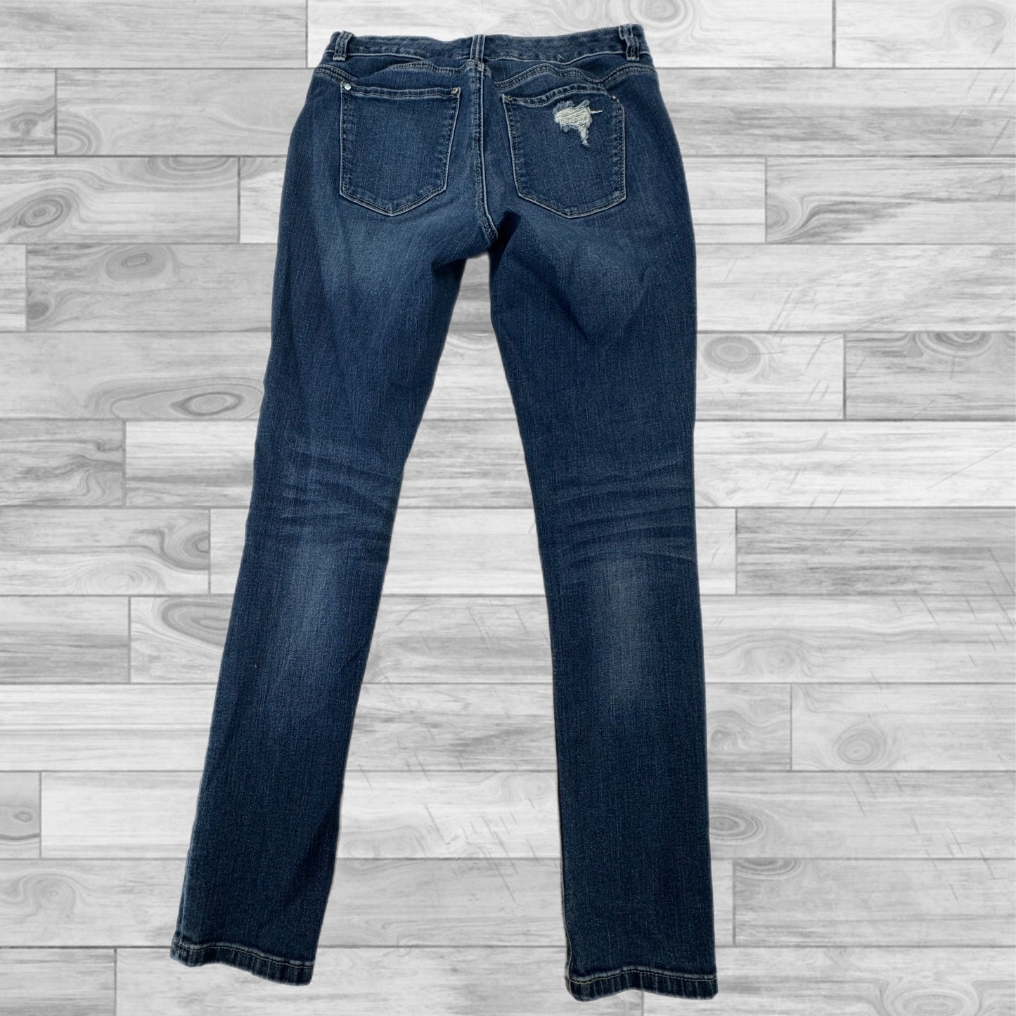 Jeans Straight By White House Black Market In Denim, Size: 2