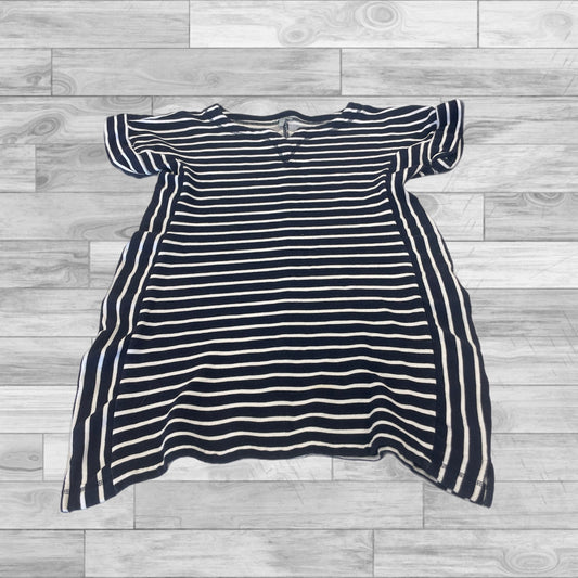Striped Pattern Dress Casual Short Talbots, Size Xl