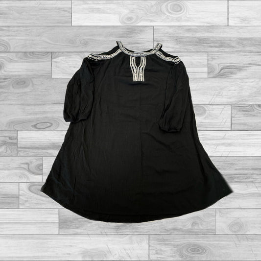 Black Dress Casual Short Time And Tru, Size L