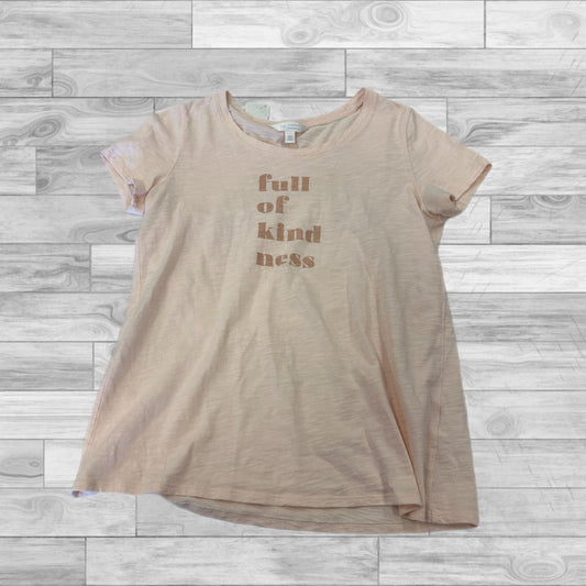 Top Short Sleeve Basic By Lc Lauren Conrad In Pink, Size: Xs