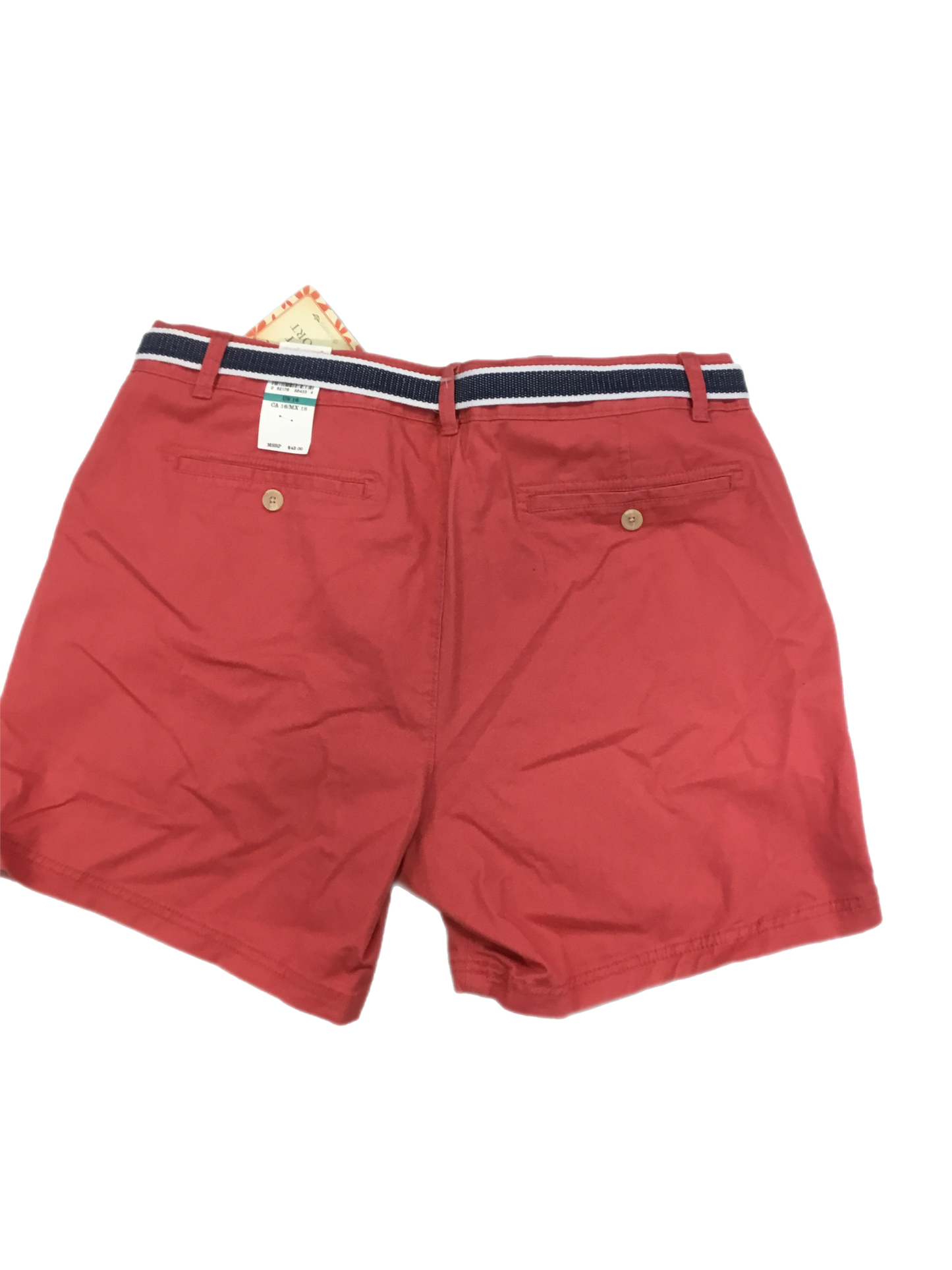 Shorts By Dockers In Red, Size: 16