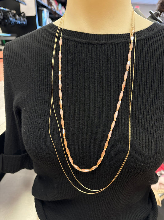 Necklace Layered Clothes Mentor