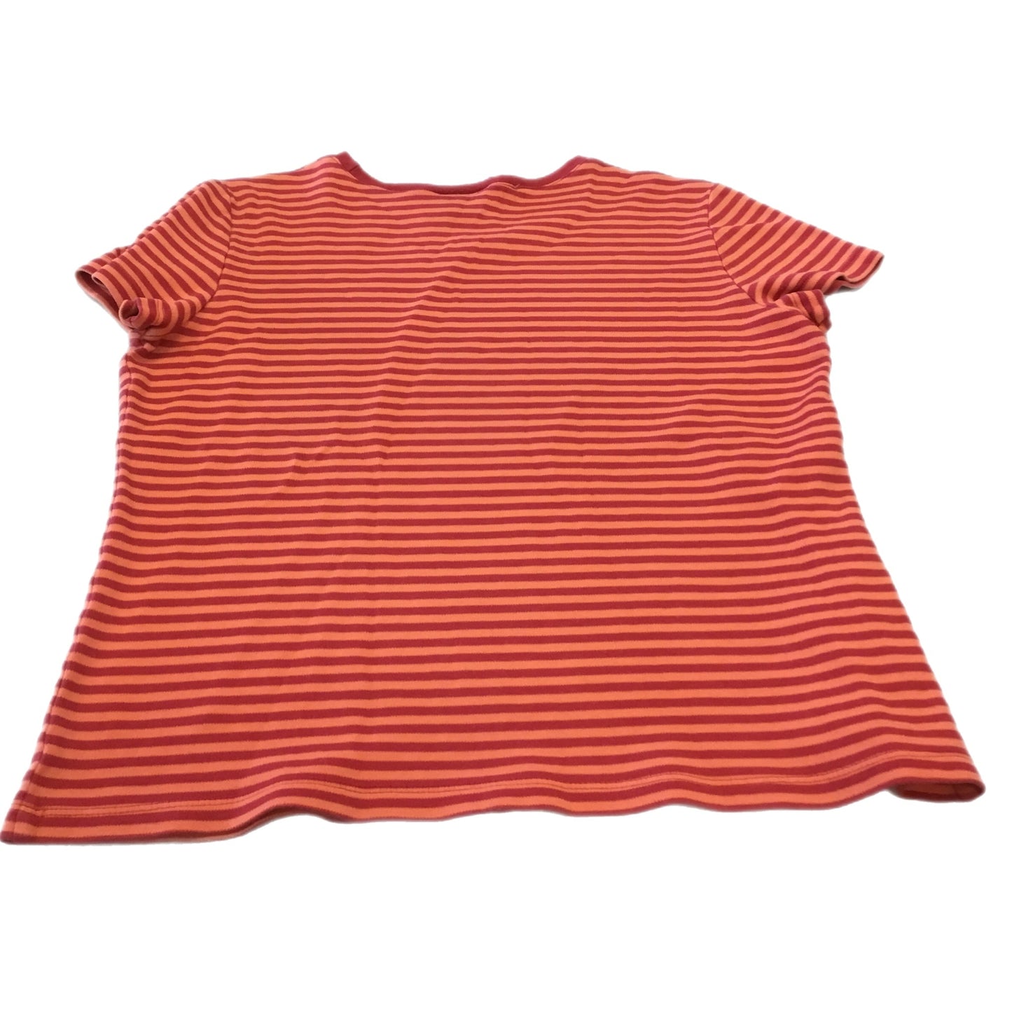 Top Short Sleeve Basic By Ann Taylor In Striped Pattern, Size: M