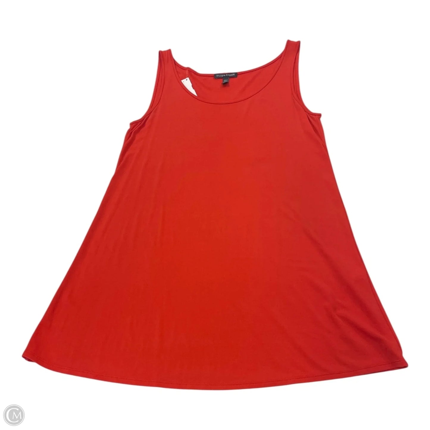 Top Sleeveless By Eileen Fisher In Orange, Size: Xs