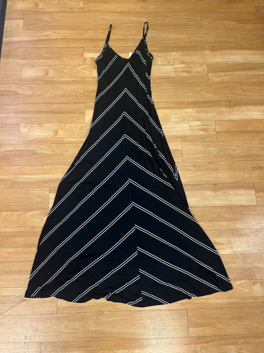 Dress Casual Maxi By Loft In Black, Size: Xxsp