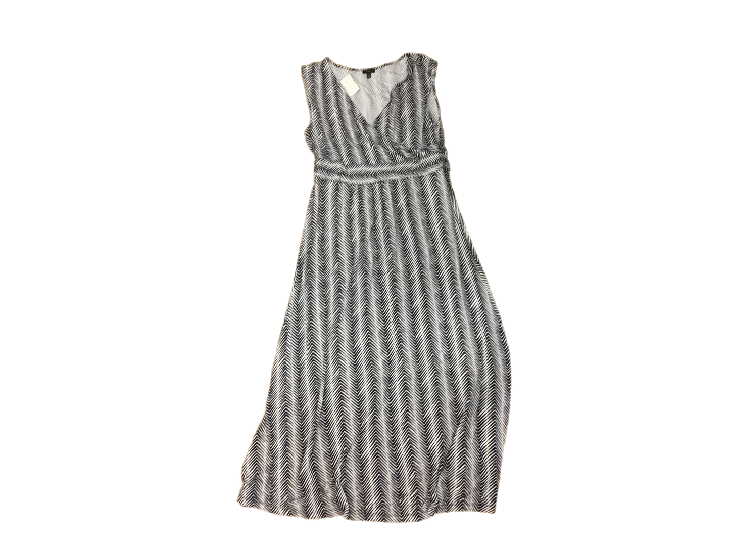 Dress Casual Maxi By Talbots In Striped Pattern, Size: Xl