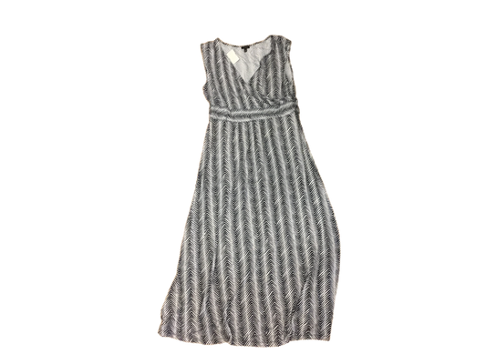 Dress Casual Maxi By Talbots In Striped Pattern, Size: Xl