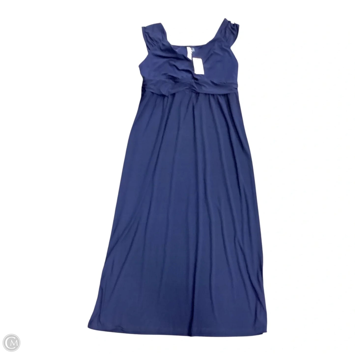 Dress Casual Maxi By Ny Collection In Navy, Size: 1x
